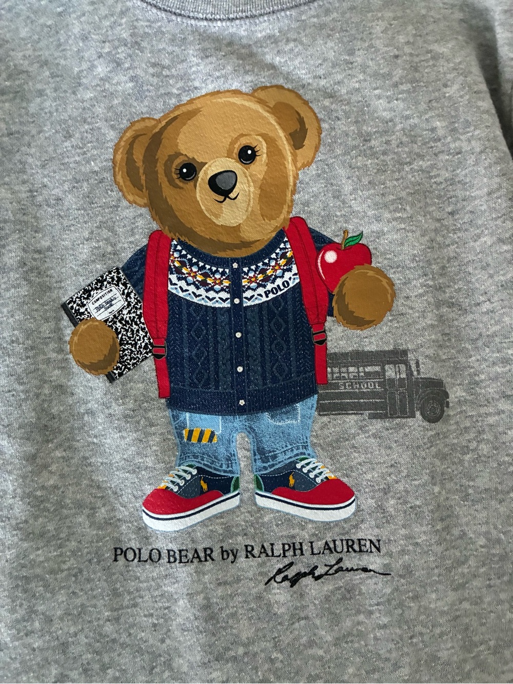 Ralph Lauren Bear Sweater dress - back to school
